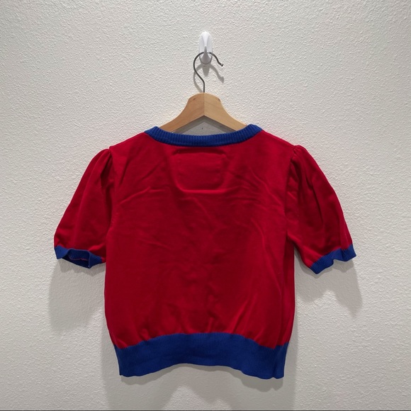 Weloveline Marvel Red & Blue Embellished Cardigan - Picture 2 of 6